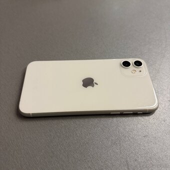 iPhone 11 64GB bílý, 100% baterie, bez škrábance - 3