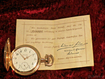 KOMPLETNÍ SADA KAPESNÍCH HODINEK LOUIS AUDEMARS FRERES 105G, - 3