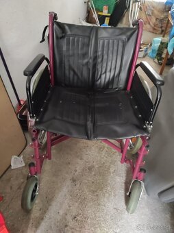 Invalidní vozík pro větší osoby nosnost 180kg - 3