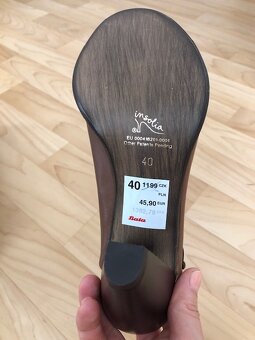 Kožené dámské sandálky, zn.Baťa, vel.40, NOVÉ - 3