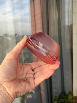 Moser Svícen Lucy V 5 cm, křišťálové sklo Rosalin - 3