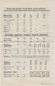 Staré tiskoviny, písemnosti a vizitky ze začátku 20.století - 3