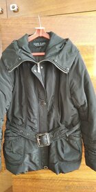 zimní prošívaná dlouhá dámská bunda vel L - 3