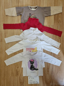 detská body, trička a tílka vel. 86/92, 1-2R - 3