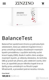 Zinzino - balance test - 3