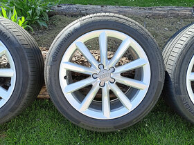 Alu 19" Audi,5x112,ET-43,255/45/19 Y letní Continental - 3