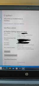 Herní notebook HP Pavilion Gaming 15 cx0038nc - 3