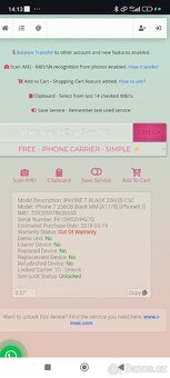 iPhone 7 256GB FMI ON, iCloud status clean - 3