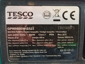 Zahradní vodní čerpadlo KSTL GPWH-800W-SS23 - 3