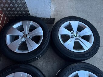 Alu 17" 5x112, škoda TRITON , letní 80%, pěkné, SUP3 - 3
