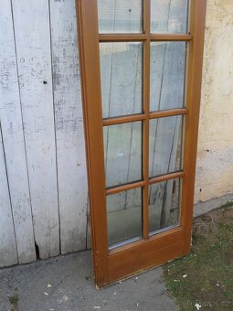Dřevěné modřínové okno fixní 69 x 229 cm - 3