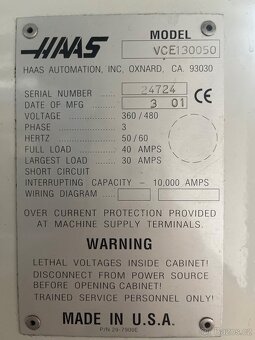 HAAS MIKRON VCE 1250W - 3