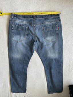 Panske Jeans Freeway, střih Regular, pas 110 delka 108 cm - 3