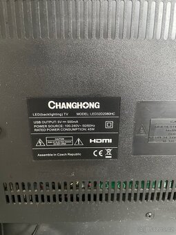 Led televize Changhong s úhlopříčkou 32"- 80 cm - 3