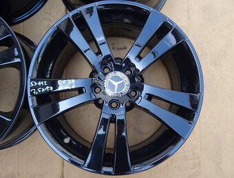 Alu disky černé na Mercedes, 17", 5x112, ET 38, šířka 7,5J - 3