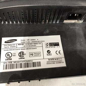 Monitor Samsung SyncMaster 226BW - 3