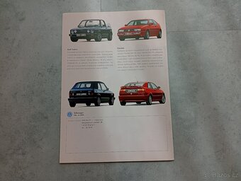 Volkswagen - výrobní program, plakát - doprava v ceně - 3