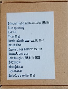 Puzzle "Jednorožec" - 3
