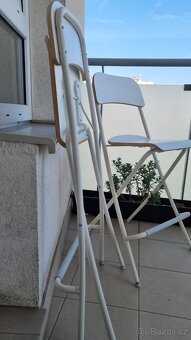Prodám skládací barové židle IKEA FRANKLIN (3 ks) - 3