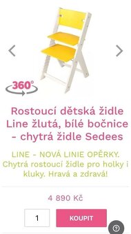 Rostoucí židle - 3