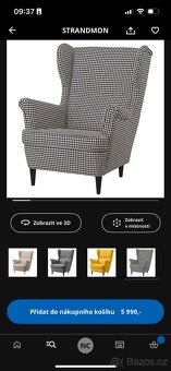 Strandmon ušák / křeslo - 3