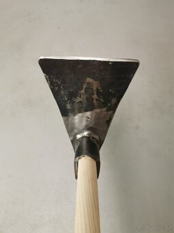 Kovaná zahradní motyka šíroká cca 13cm - NOVÁ, vyrobeno v ČR - 3