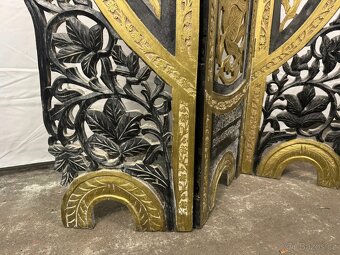 Orientální vyřezávaný paraván (137015) - 3