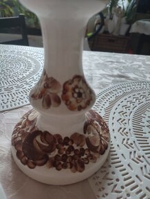 Keramický zdobený svícen - 3