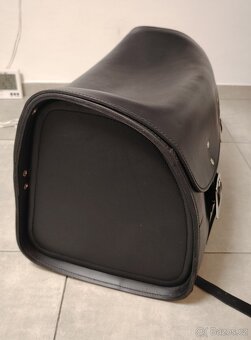 Kožená brašna na nosič.Zn-Kawasaki. - 3