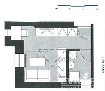 Byt 1+kk 26 m² - 3