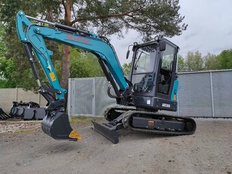 bagr, minibagr, motor Kubota, 3,8 tuny - 3