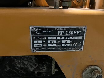 Vibrační deska Lumag RP-130HPC - 3