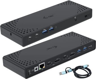 i-tec USB 3.0/USB-C/Thunderbolt Dual Display DOK - 3