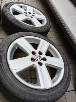 Alu 16 5x100 pneu 205 45 letní - 3