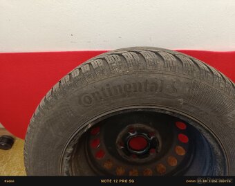 Prodám zimní kola na Volkswagen Caddy 195/65 R15 T - 3