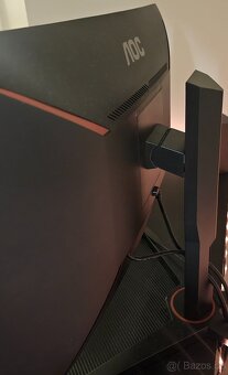 Herní zakřivený LED monitor AOC C24G1 24" 144 Hz - 3