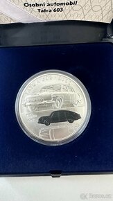 Stříbrná mince 500 Kč 2023 Osobní automobil Tatra 603 bk - 3