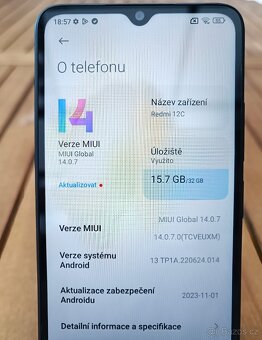 Mobilní telefon Redmi 12C, 3GB RAM, 32GB Uložiště - 3
