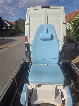 Elektrické Pedikérské křeslo modré pheonix 3 motory - 3