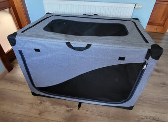 Přepravka pro psy nylon šedá XXL - 3