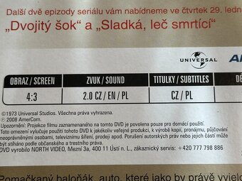 DVD Columbo - disk 8, díly 13/14 - CZ dabing i titulky - 3