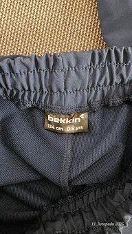 Voděodolné kalhoty zn. bekkin, vel. 134 - 3