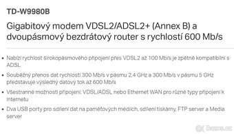 Modem router TP-link N600 - 3