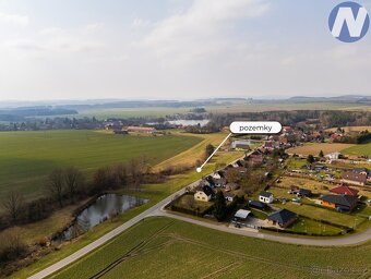 Prodej 3 stavebních parcel v Borovanech u Milevska - 3