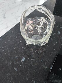 Košík z hutního skla - 3