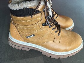 Kotníkové zimní boty s kožíškem na zip - Landrover - 3