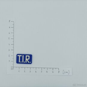 cedulka TIR - 3D tisk - 3