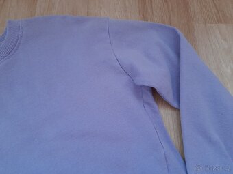 Fialová crop top mikina vel. 146 - 152 - 3