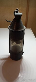 Stará důlní olejová lampa - 3