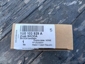 znak,logo Škoda RS originál Nový 1U0103929A - 3